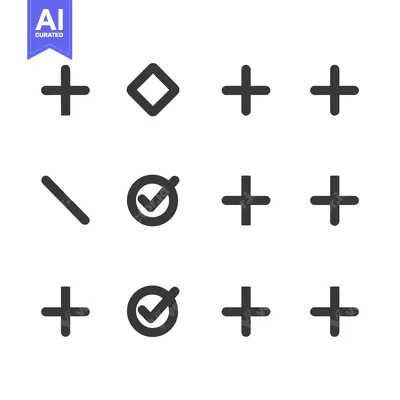 Aset premium populer: Nine Basic User Interface Icons with White Background