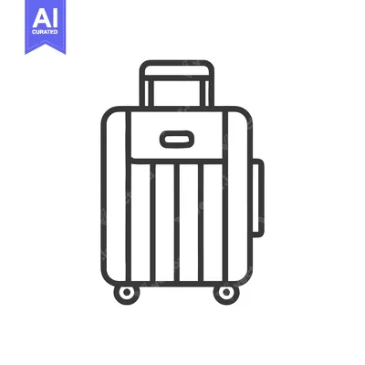 Popular premium asset: Minimalist Suitcase Icon: Travel, Luggage, and Adventure Symbol