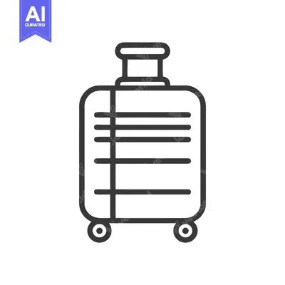 Popular premium asset: Minimalist Suitcase Icon: Travel, Luggage, and Adventure Symbol