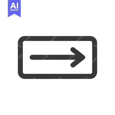 Popular premium asset: Right Arrow in Rounded Rectangle: Simple Directional Icon Design