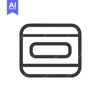 Aset premium populer: Minimalist Icon of a Cream Jar with Rounded Edges and Bold Lines