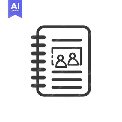 Popular premium asset: Notebook with Two People Icon Inside