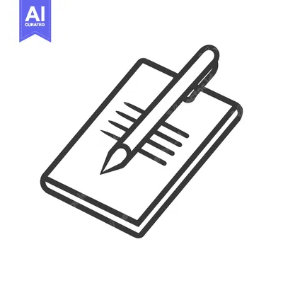 Popular premium asset: A pen rests on a notepad with several lines drawn on it