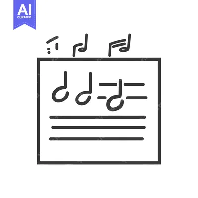 Sheet music displaying various musical notes and symbols clearly