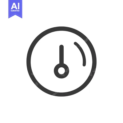 Premium design asset: Minimalist Clock Icon: Time Management, Deadline, and Productivity Sym