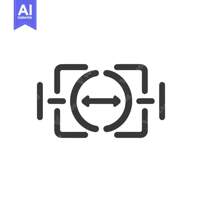 Popular premium asset: Focus Icon: Camera Autofocus Symbol with Arrows in Minimalist Style