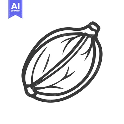 A simple graphic illustration of a green leaf on white background