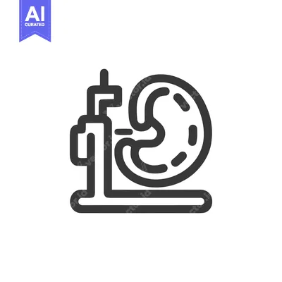 Premium design asset: Minimalist Icon of Artist's Palette and Easel, Dark Gray Outline on Wh
