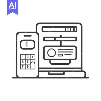 A mobile phone and laptop display financial transaction options