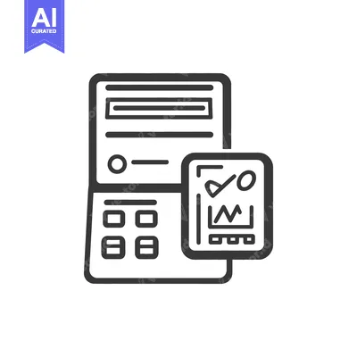 Popular premium asset: An illustration depicts a digital device and an accompanying report or
