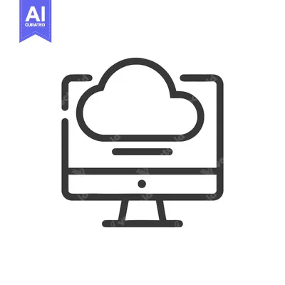 Popular premium asset: Cloud Computing Icon: Modern Monitor Displaying Cloud Symbol in Outlin