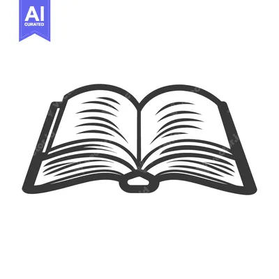 An Open Book With Its Pages Visible Against White Background