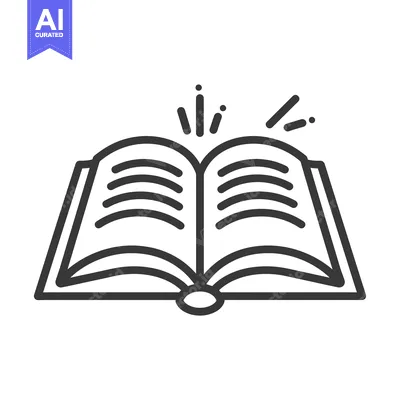 Premium design asset: Open Book with Shining Light from Pages