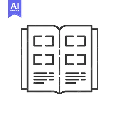Popular premium asset: Open Book with Text and Empty Rectangles