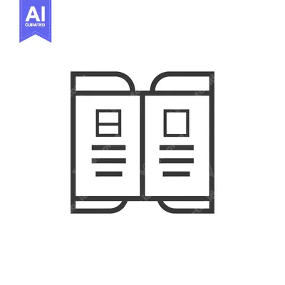 Popular premium asset: Open Book with Three Lines on Each Page and a Square on the Top