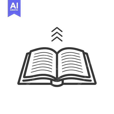 Open Book with Three Upward Arrows