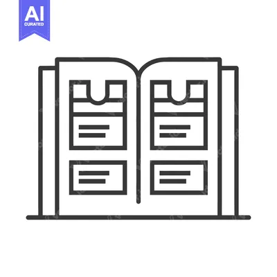 Popular premium asset: Open book with two pages, each divided into three sections.