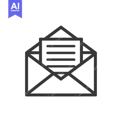 Popular premium asset: Open envelope with a paper sheet inside