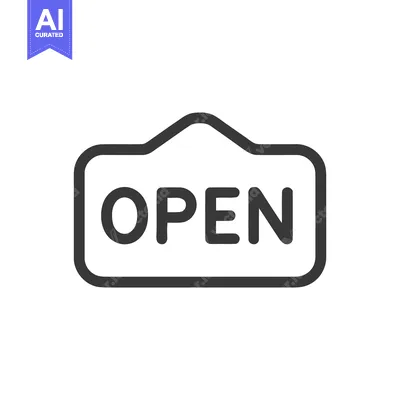 Popular premium asset: Simple Open Sign Icon, Business Availability, Storefront Welcome, Mini