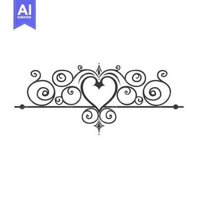 Popular premium asset: Ornamental Design with a Heart in the Center
