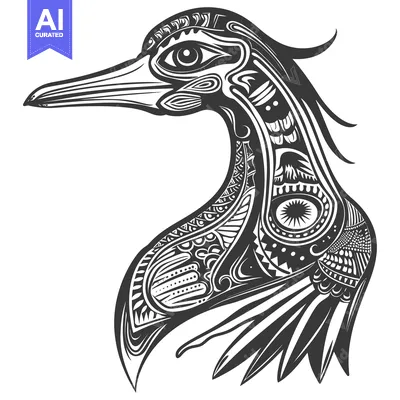 Popular premium asset: Ornate Bird Head with Detailed Feathers and Eye