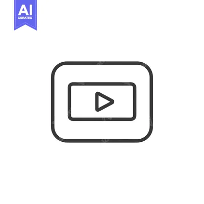 Popular premium asset: Outlined Play Button Inside a Rounded Square