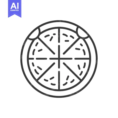 Outline drawing of a circular target with a crosshair in the center