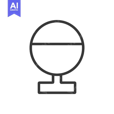 Aset premium populer: Outline Icon of a Basketball Hoop