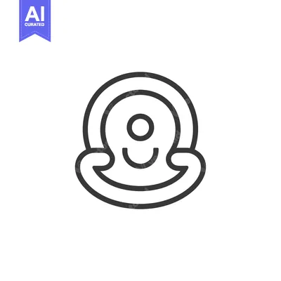 Aset desain premium: Outline icon of a circular target with a bullseye