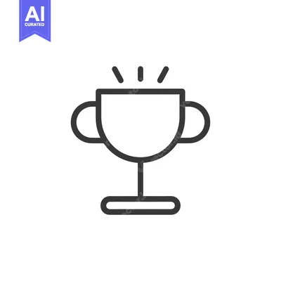 Popular premium asset: Outline Icon of a Trophy with Handles and a Base