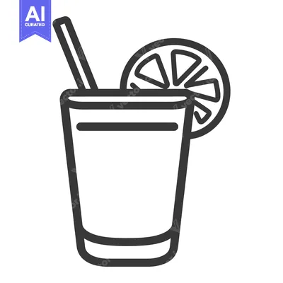 A refreshing drink served in a glass with a lemon slice