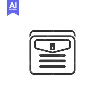 Outline of a Radio or Audio Recorder with Buttons