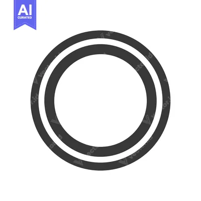 Aset premium populer: Concentric Gray Circles: Minimalist Graphic Design Element on White Ba