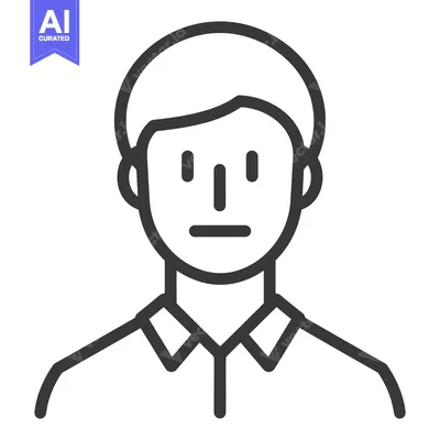 A simple line illustration depicting the upper body of a person