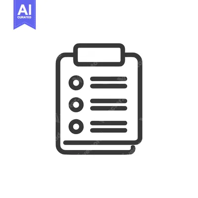Aset premium populer: Minimalist Clipboard Icon: Checklist, Task Management, and Organizatio