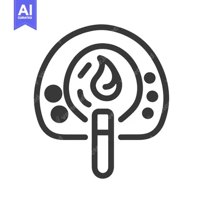 A stylized line drawing depicting an air fryer appliance