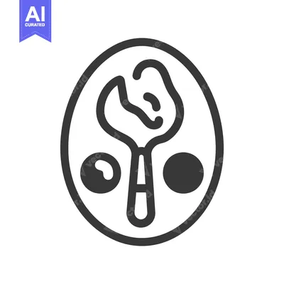 Aset desain premium: Simple icon depicting a wrench inside a broken open egg shape