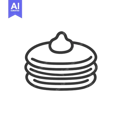 A stack of pancakes with a dollop of topping on top