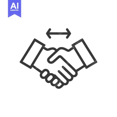 Popular premium asset: Handshake Icon with Arrows: Agreement, Partnership, Collaboration Symb