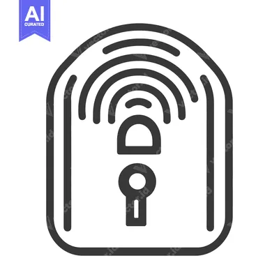 A digital lock with radio wave signals for security access