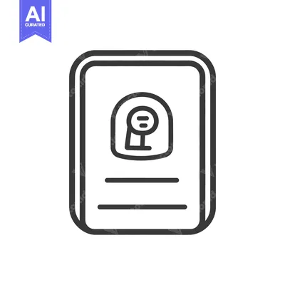 Aset premium populer: A simple graphic shows a person inside of a card