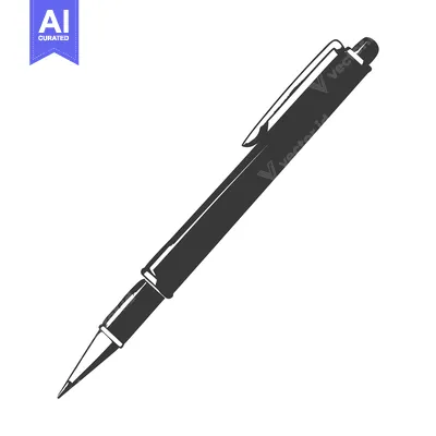 Premium design asset: The image depicts a writing tool commonly used for writing