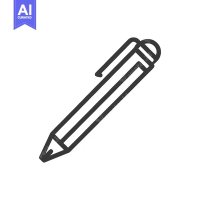 Popular premium asset: Minimalist Pen Icon: Sleek Design for Writing and Creativity