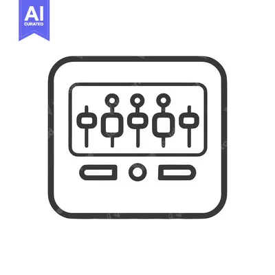 Premium design asset: Graphic Equalizer Icon: Audio Control Panel, Sound Mixer Interface, Ve
