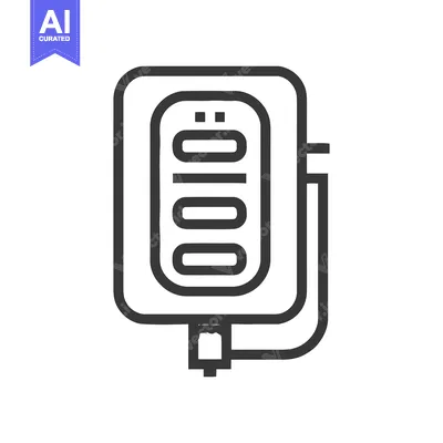 Minimalist IV Drip Icon: Medical Infusion Therapy Symbol in Bold Line