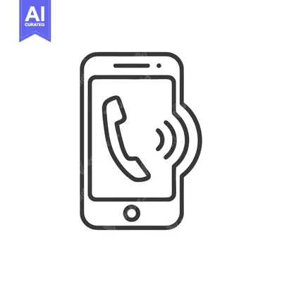 Popular premium asset: Minimalist Phone Icon with Handset and Signal Waves on White Backgroun