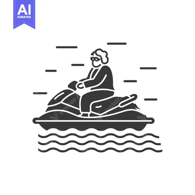 Popular premium asset: Person Riding a Jet Ski on Water