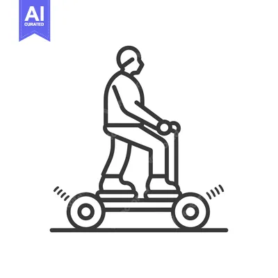 Popular premium asset: Person Riding a Self-Balancing Electric Scooter