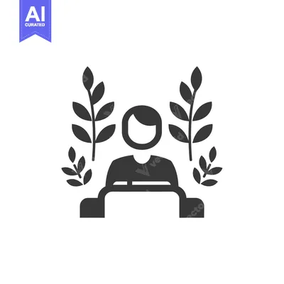 Popular premium asset: Person Sitting at a Desk with Plants on Either Side