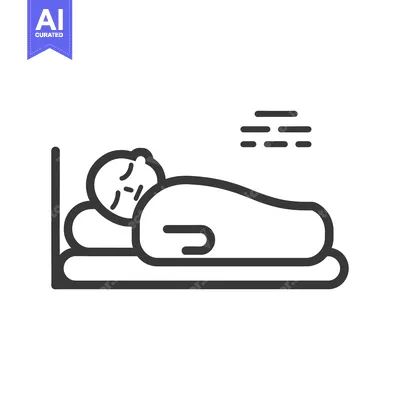 Person Sleeping in Bed with Blanket